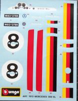 1:18 KIT Decalbogen zu Mercedes 300 SL