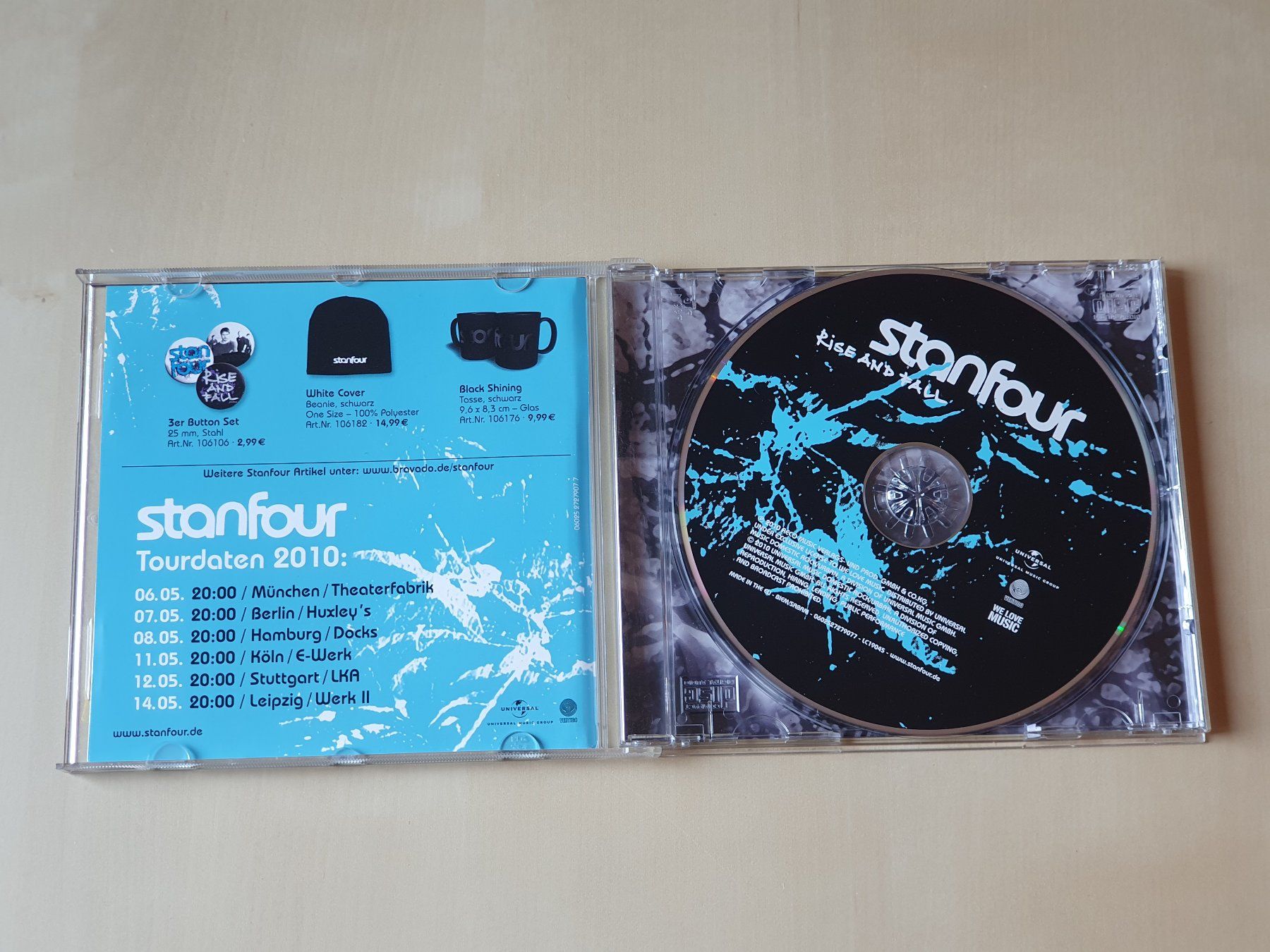 CDs: Stanfour Rise and Fall – Gebraucht aus Stansstad von collectorsshop 2