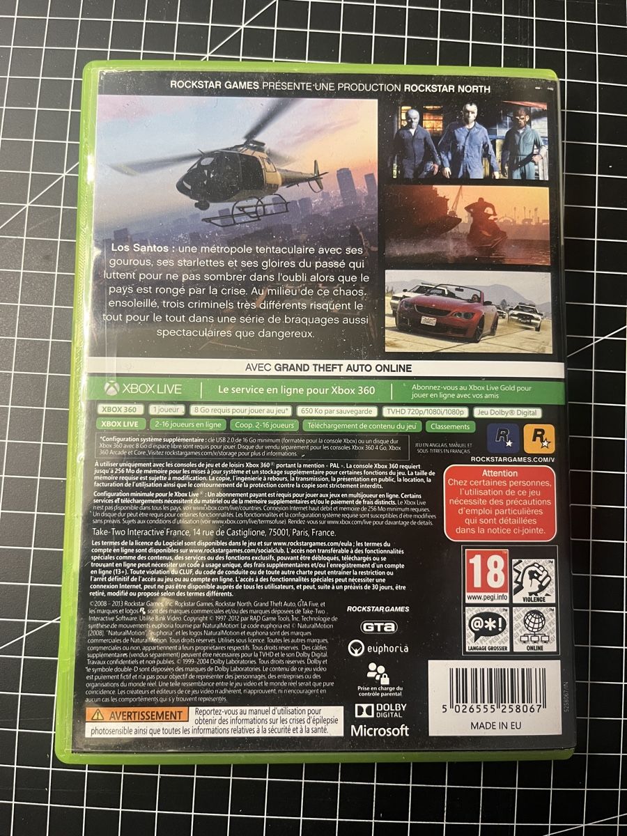 Giochi: Grand Theft Auto V Xbox 360 – Usato da Valangin venduto da onfo 1