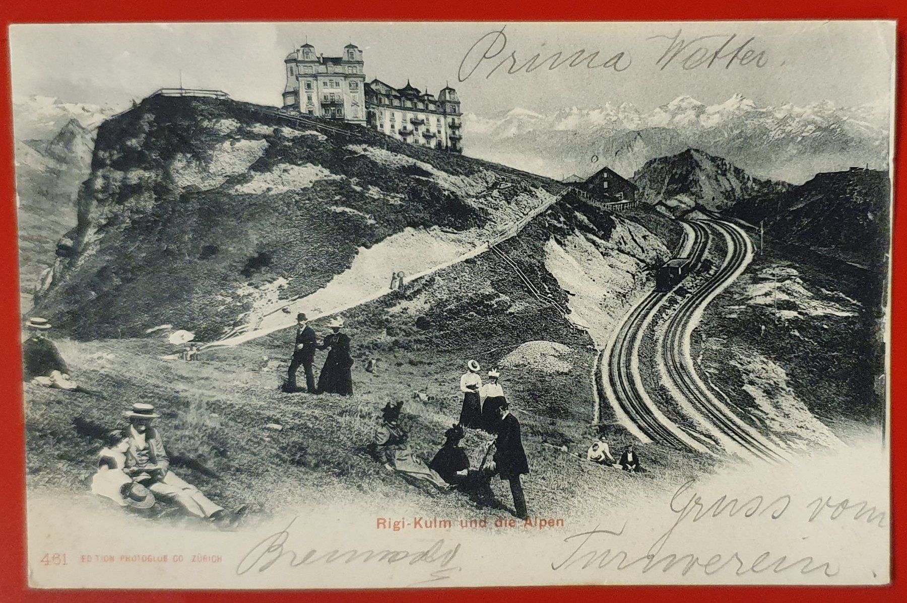 Cartoline postali: Rigi Kulm 1902 – Usato da Kreuzlingen venduto da Rschweiz1