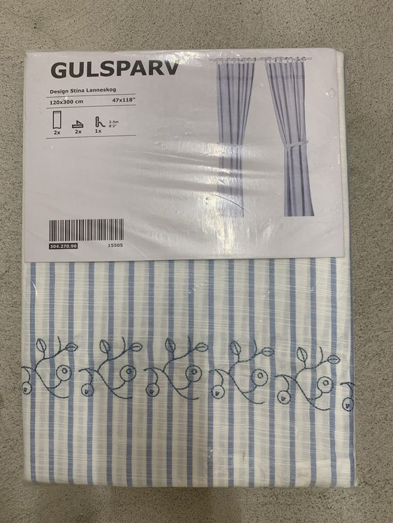 IKEA GULSPARV Vorhänge mit Raffhalter – NEU & OVP (Neu und ...