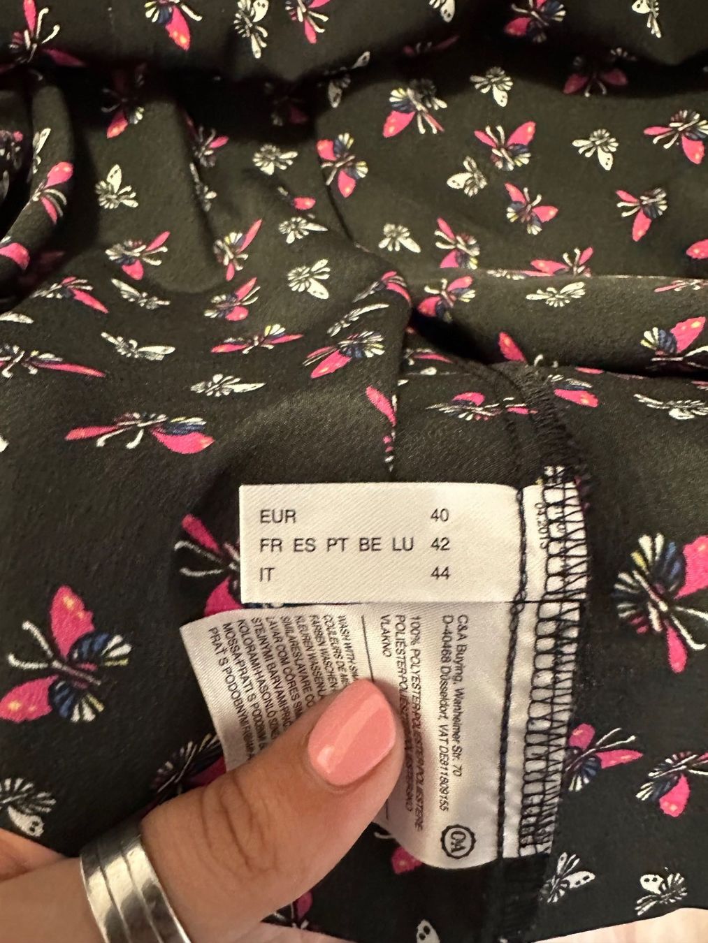 C&A Top: Schwarzes Yessika Top (40) – Usato da Schaan venduto da Hermine2018 2