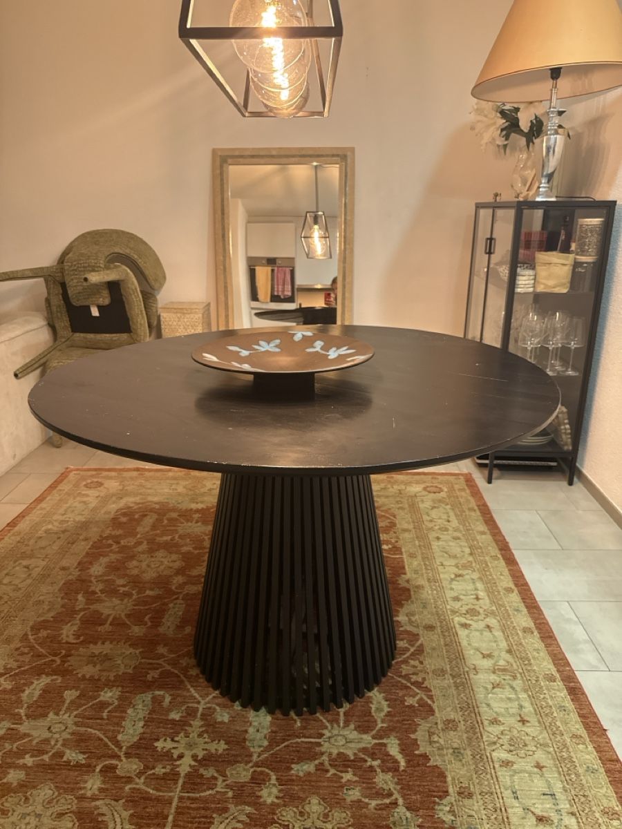 Tavoli: Runder massiver Miniholz Esstisch 120cm  – Usato da Zürich venduto da pascalmattmann