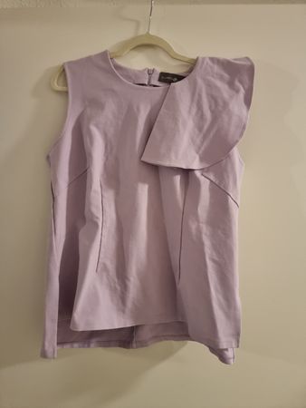 Bluse Elizabeth & Clarke in lila, Grösse 46