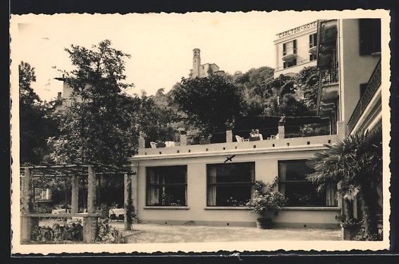 Ansichtskarten: AK Lugano, Carlton-Hotel, Villa Moritz – Gebraucht aus Berlin von bartko-reher