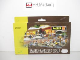 Faller 272442 Bausatz Brauerei -Bänke und -Tische N 1:160