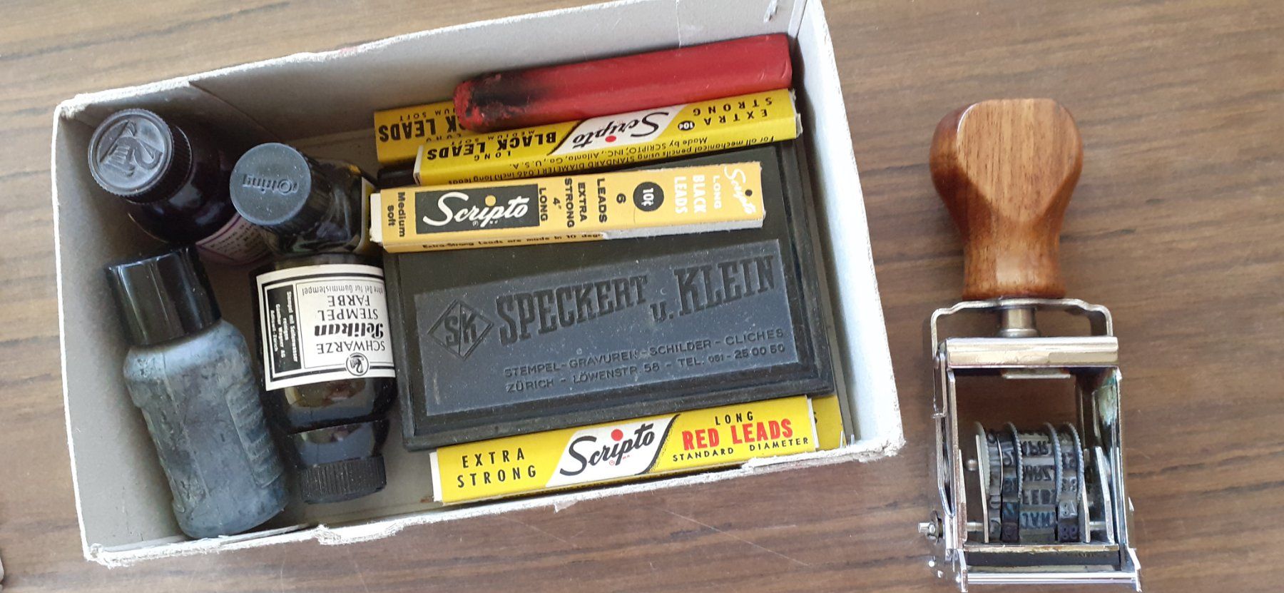 Stempel: Stempel Caran D'Ache + Zubehör – Gebraucht aus Mörschwil von antiksalon 5