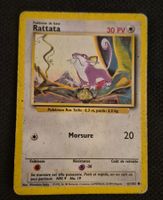 RATTATA 61/102 BASE SET POKEMON VINTAGE 1999 FRANÇAIS