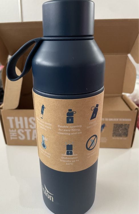 AONIJIE Faltbare Thermosflaschen 500 Ml TPU – 2 Stück Mit Strohhalm, Für Sport & Outdoor, Temperaturbeständig