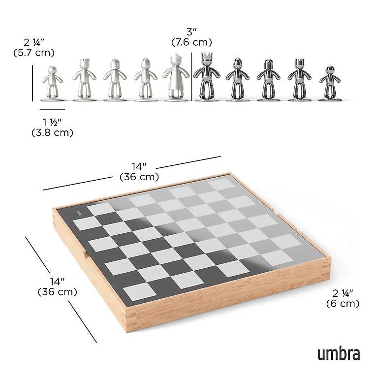 Spiele: Umbra Buddy Schachspiel / Chess Set Design-Klassiker – Gebraucht aus Schindellegi von msilb 2