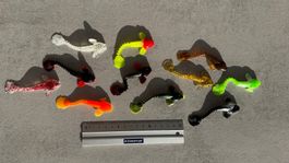 Gummifische/Gummiköder Grundeln für Hecht, Zander, Barsch