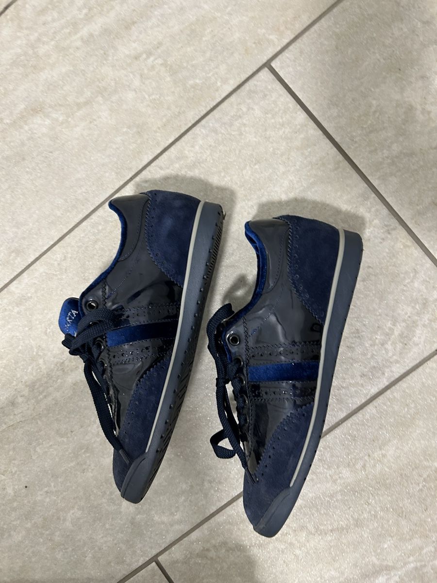 Scarpe da donna: Turnschuhe Gr. 37 blau Samt D'acquasparta – Usato da Zug venduto da Gibbi80 1