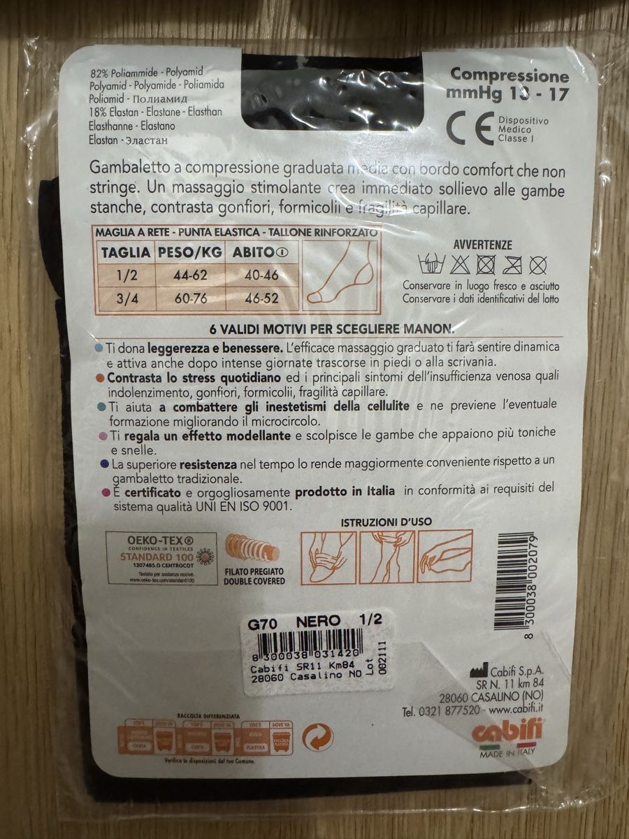 Calze: Calze compressive  – Nuovo (secondo la descrizione) da Corteglia venduto da Doubleu-09 2