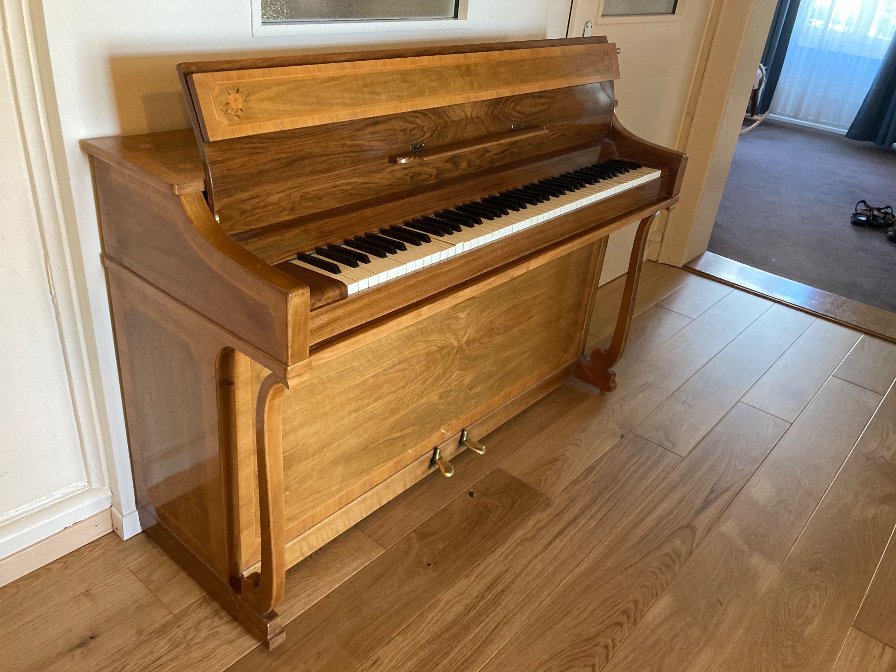 Burger & Jacobi Musikinstrumente: Klavier mit Einlegerarbeit – Gebraucht aus Remetschwil von pme_g88f 1