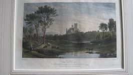 Stich koloriert um 1800 - City of Ely