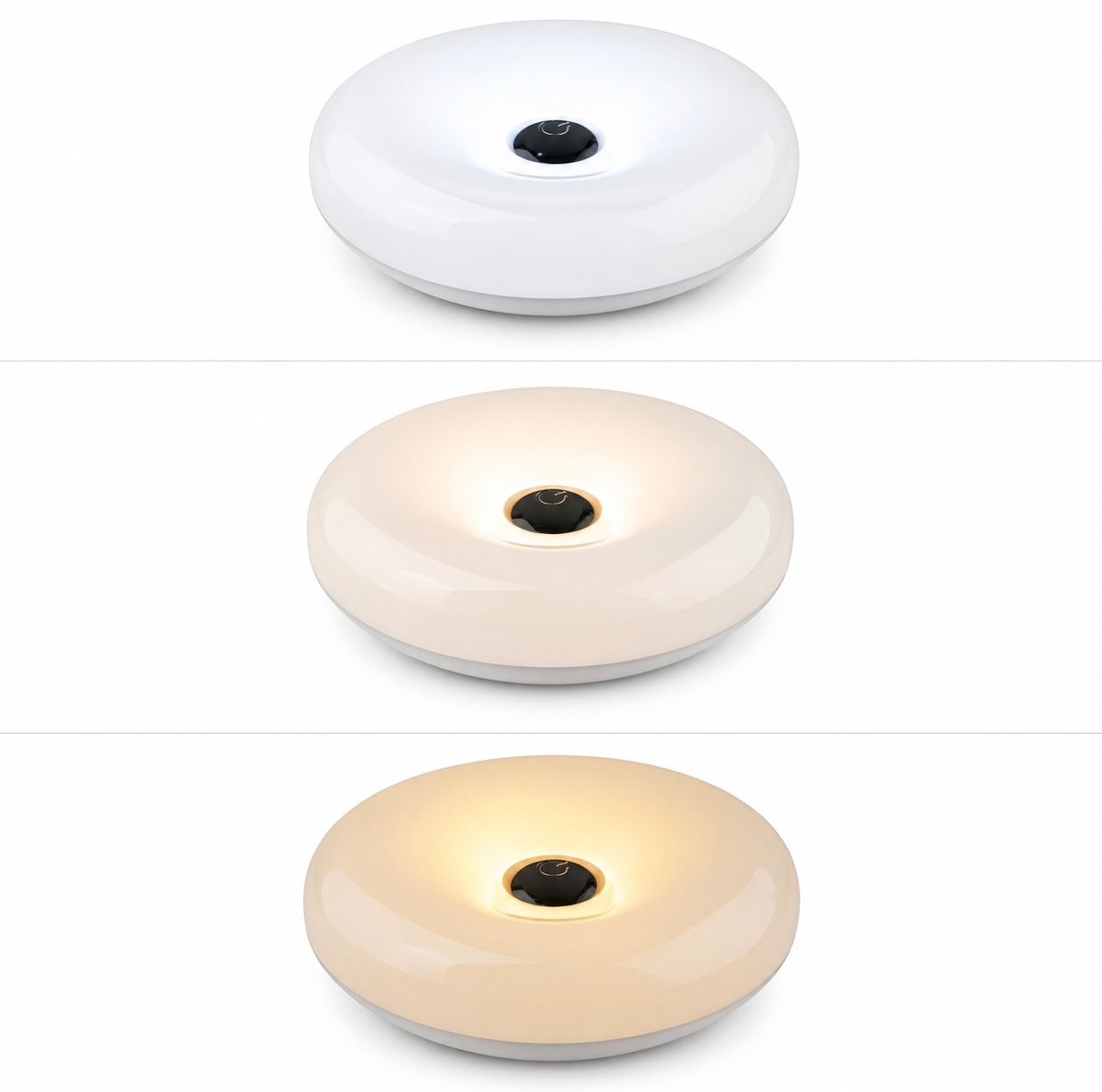 Lampade: LED Donut Lampe Touch dimmbar 3 Lichtfarben USB-C – Nuovo (secondo la descrizione) da Aarberg venduto da LovelyThings_ 1