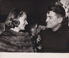 JEAN MARAIS & INGRID BERGMAN *Gestempelt* Sammlerstück 1950s