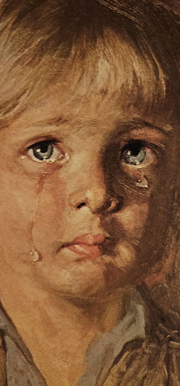 Dipinti: Gemälde weinendes Mädchen – Usato da Ferden venduto da jemyce 1