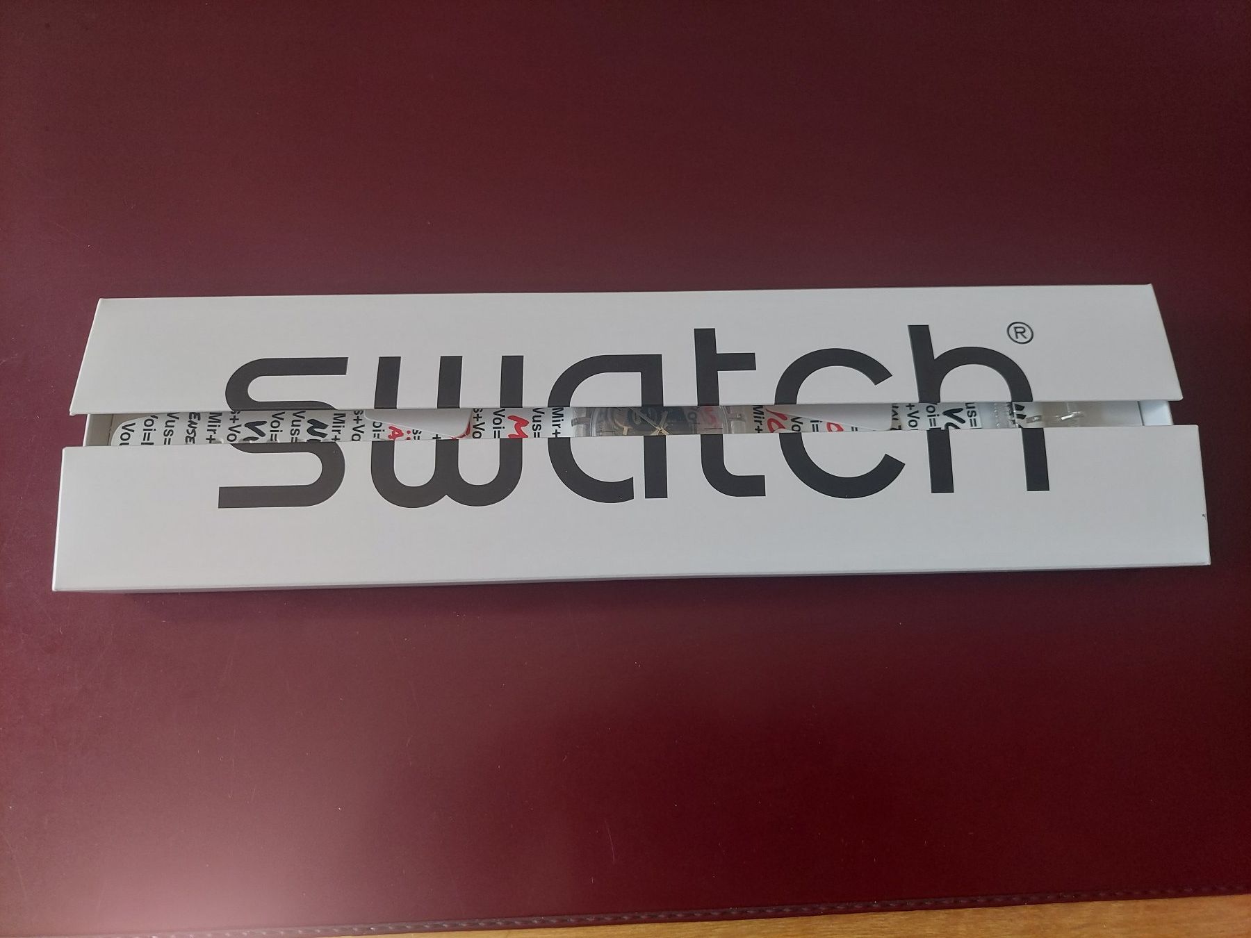 Swatch Orologi: SWATCH  MIR-IHR-ZÄME – Nuovo e nell'imballaggio originale da Glarus venduto da Mckie 2