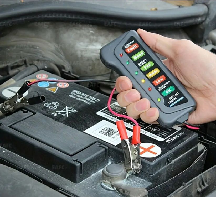 Toolit DBT500 Tester Batteria Per Auto 6 V, 12 V Prova Batteria Controllo Alternatore Monitoraggio Della Carica 140 M 81742235 - Foto 9