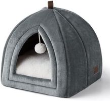 Faltbare Katzenbett mit waschbaren Kissen, 40x40x40cm