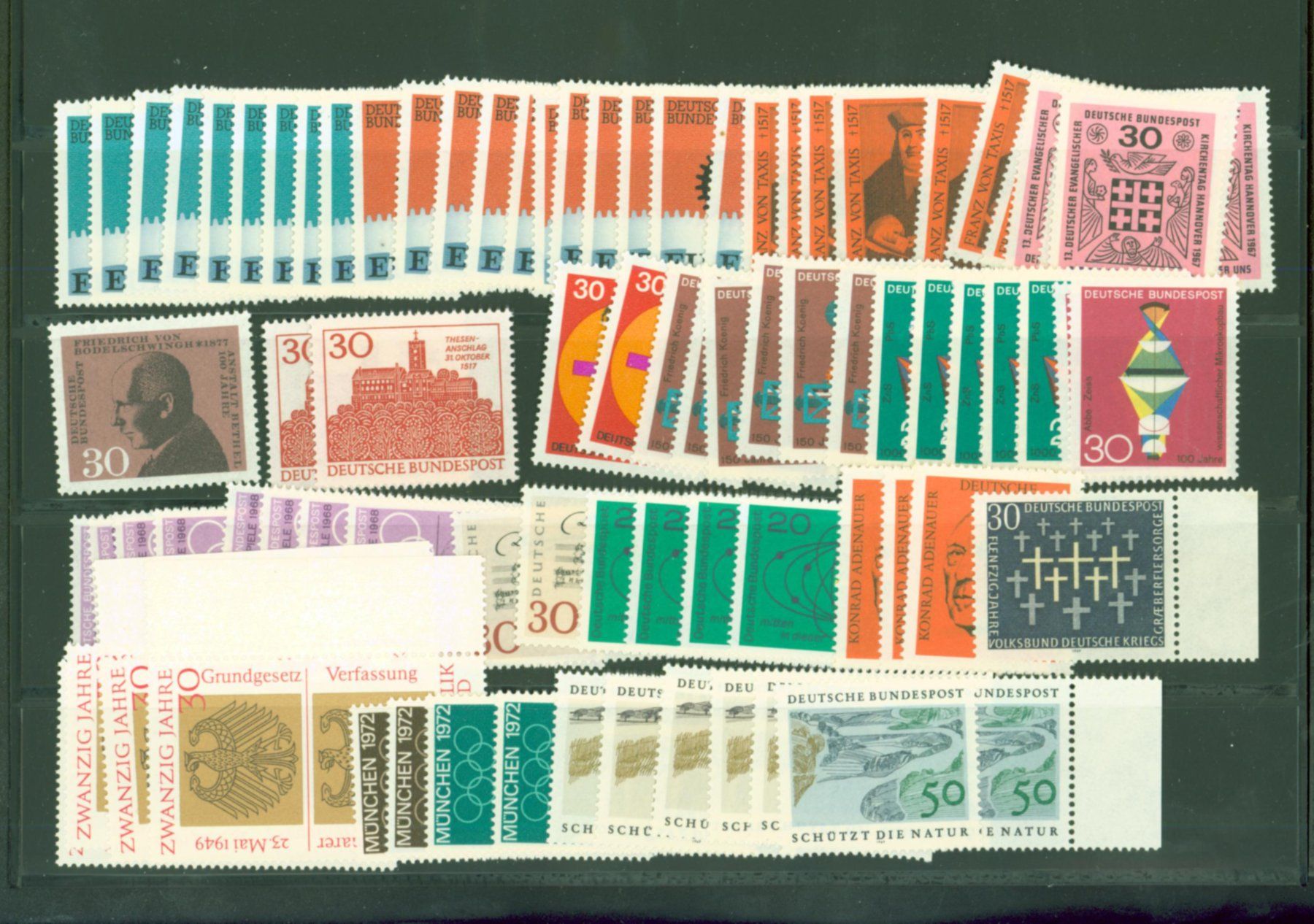 Alle Briefmarken: DE Einzelwerte SUPER ** auf 3 Scans (C235) – Neu (gemäss Beschreibung) aus Seuzach von Harri19