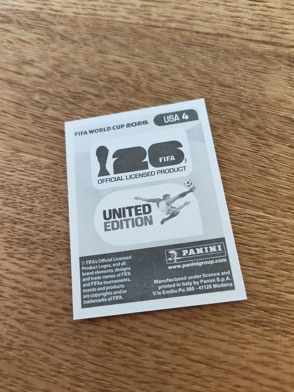 Panini Carte collezionabili: Panini Wm 2026 Usa 4 – Nuovo (secondo la descrizione) da Lieli venduto da Maholo 1