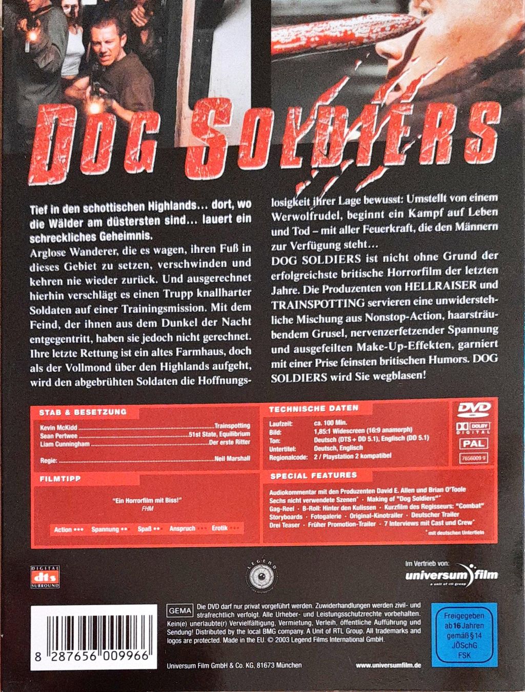 Tutti i DVDs: DOG SOLDIERS (2002) – Usato da Gelterkinden venduto da Tri-Tra-Trallala 1