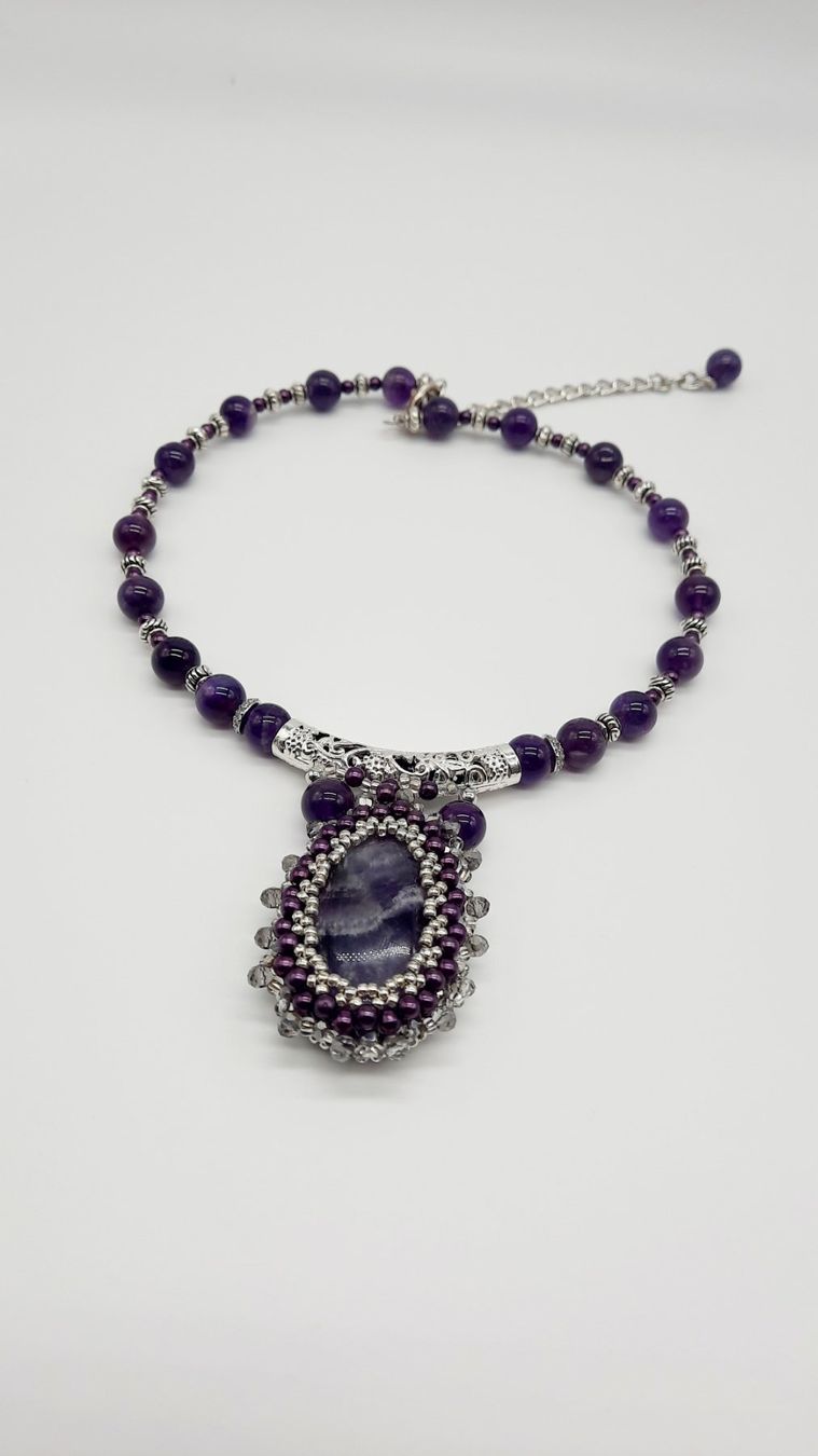 Catenine: Amethyst Choker – Nuovo (secondo la descrizione) da Oberglatt ZH venduto da nat_c6k7