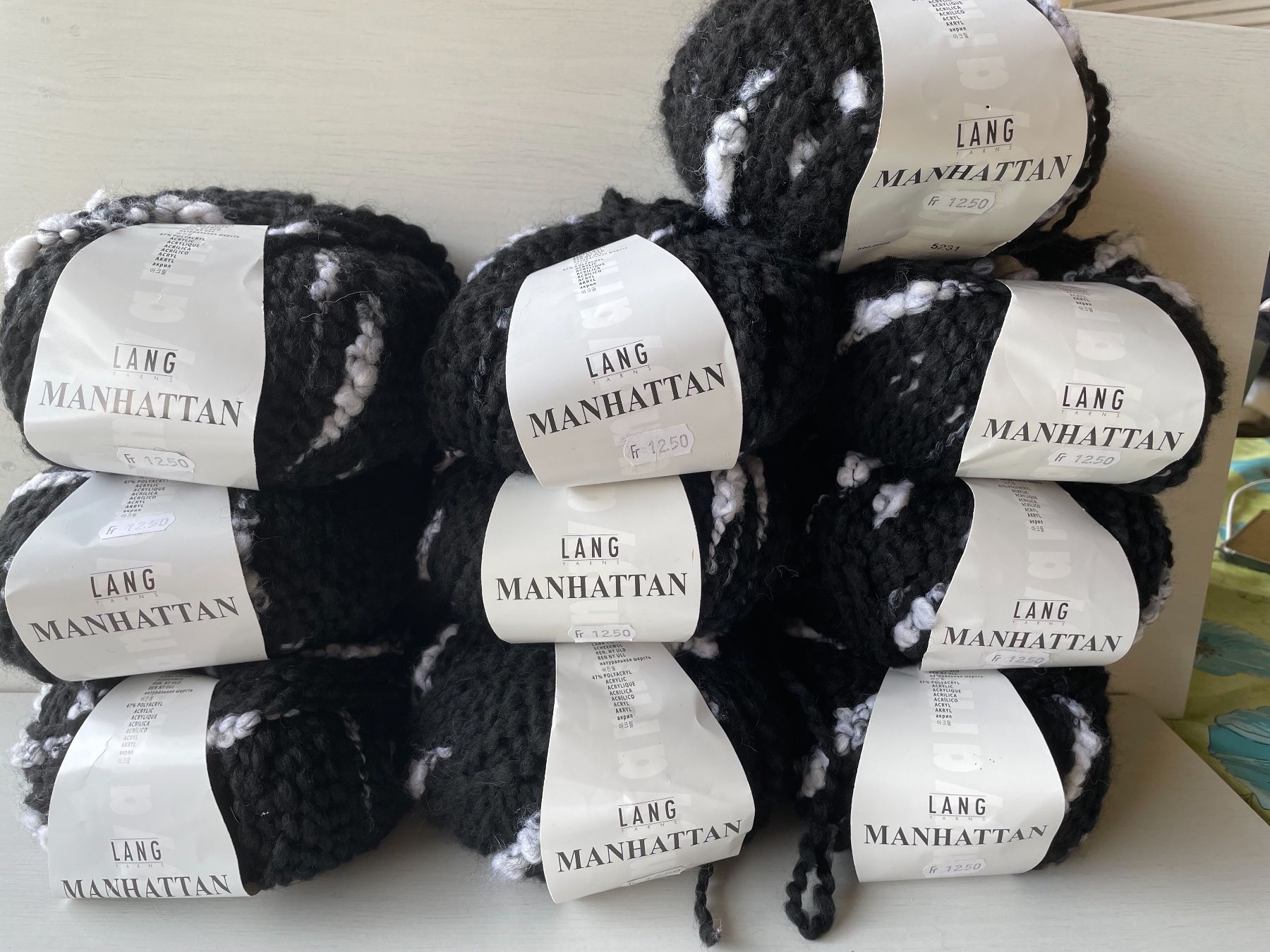 Lana: 9 Knäuel Manhattan Lang Yarns – Usato da Büsserach venduto da bor_s88m 2