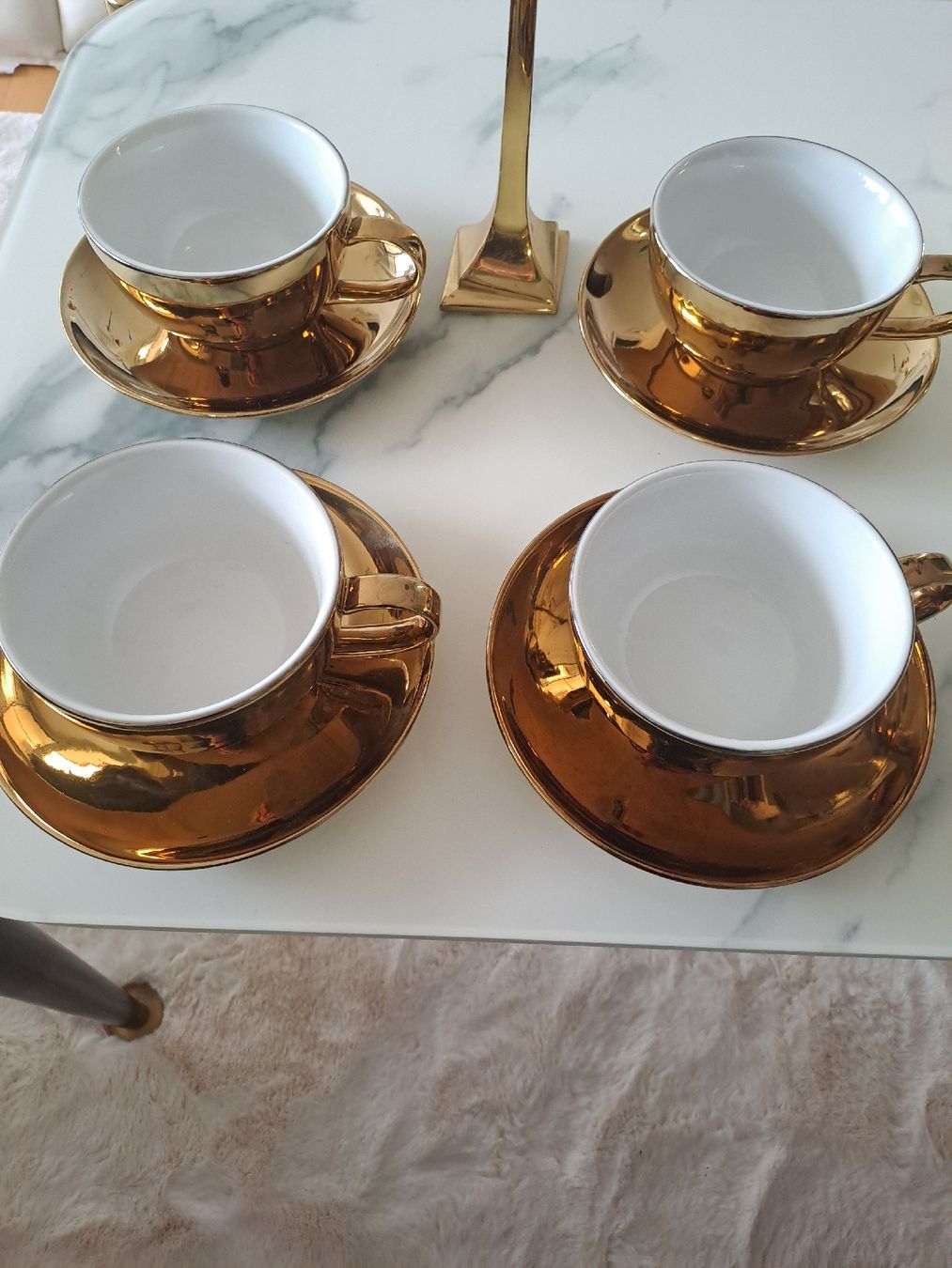 Tazze: Edel 4- er Tee/ Kaffeetassen mit Unterteller – Nuovo (secondo la descrizione) da ZUERICH venduto da BG9RF