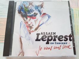 Cd Allain Leprest en concert - Je viens vous voir 
