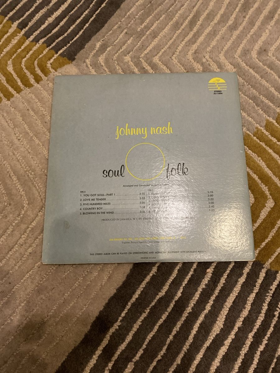 Dischi in vinile: Johnny Nash Soul Folk LP Vinyl  – Usato da Zürich venduto da alt-eisen 1