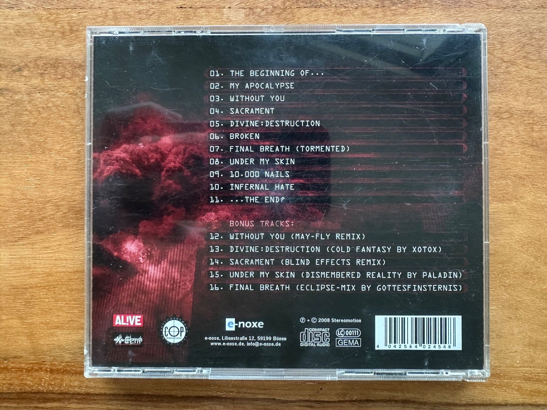 CD: Stereomotion - Apocalypse Forever (CD Electro, Industrial) – Usato da Horgen venduto da flyingpenguin2000 2