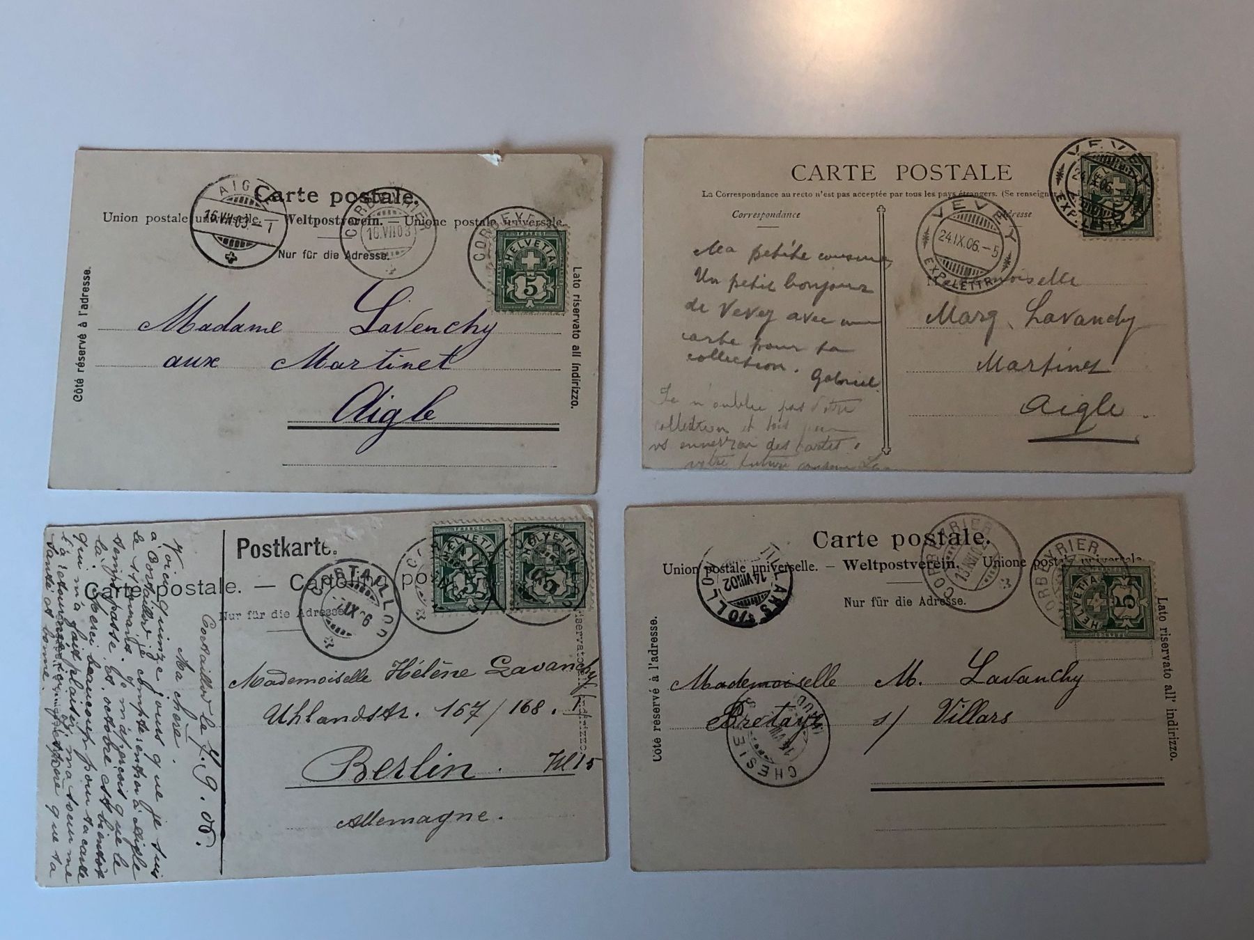 Cartoline postali: 10 antike Ansichtskarten LAUSANNE & VAUD – Usato da Lufingen venduto da Rac0 3