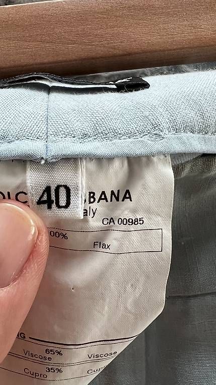 Anzüge & Kostüme: Dolce & Gabbana Leinen-Hosenanzug  – Gebraucht aus Zürich von JustynaB 8
