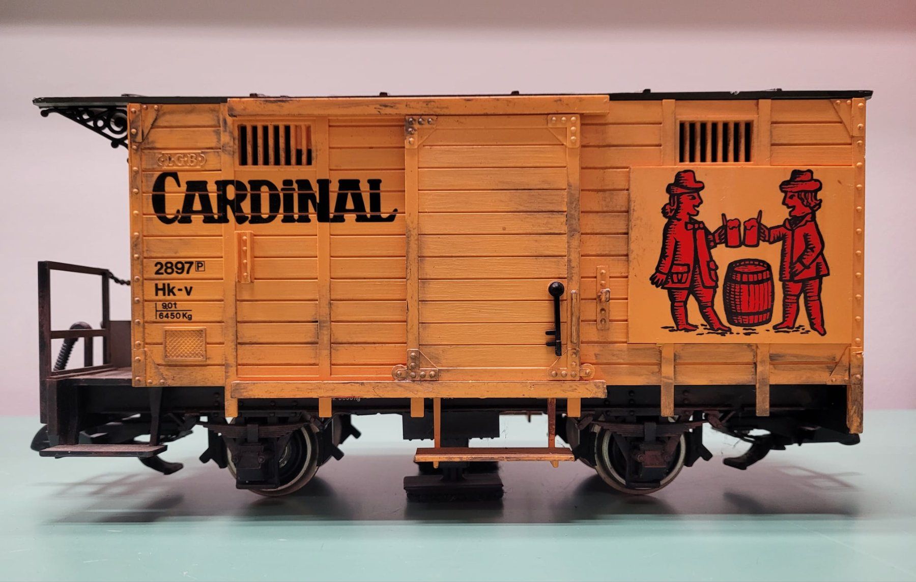LGB Modellini di ferrovie: Cardinal Wagon, LBG 4031, G – Usato da Perlen venduto da AhvidEvG 2