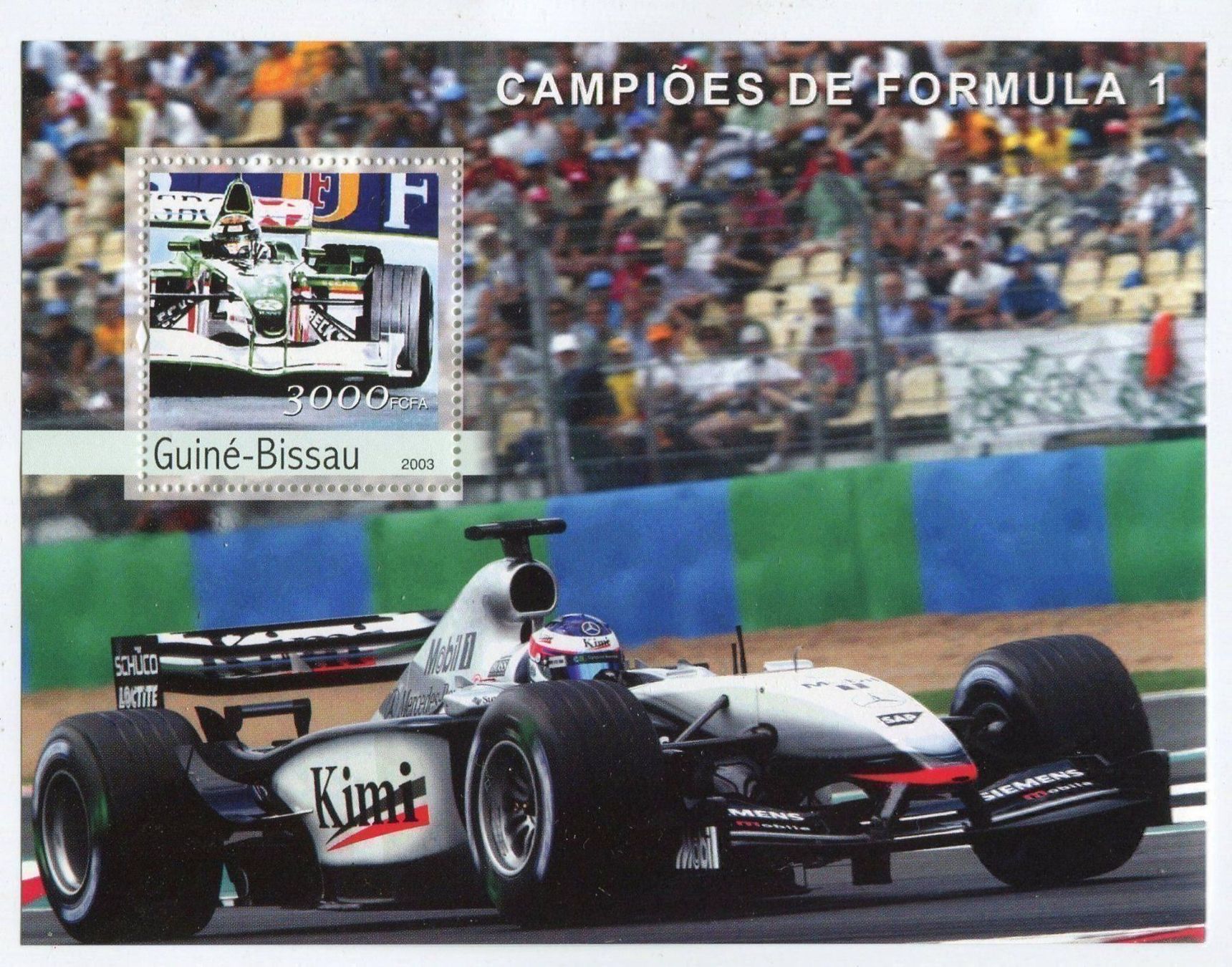 Tutti i francobolli: Block "Formel 1". Guinea-Bissau. – Nuovo e nell'imballaggio originale da Basel venduto da Butsch5