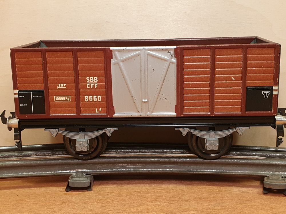 Buco Trains électriques: Schöner Buco SBB-CFF 8660 offener Güterwagen in Spur 0 – D'occasion à Riehen par Sandra184 1