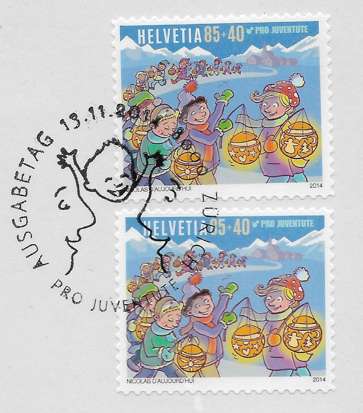 Tutti i francobolli: 2014 SCHWEIZER ABARTEN (DOPPELPRÄGUNG) – Nuovo (secondo la descrizione) da Buttikon SZ venduto da stamps08 1