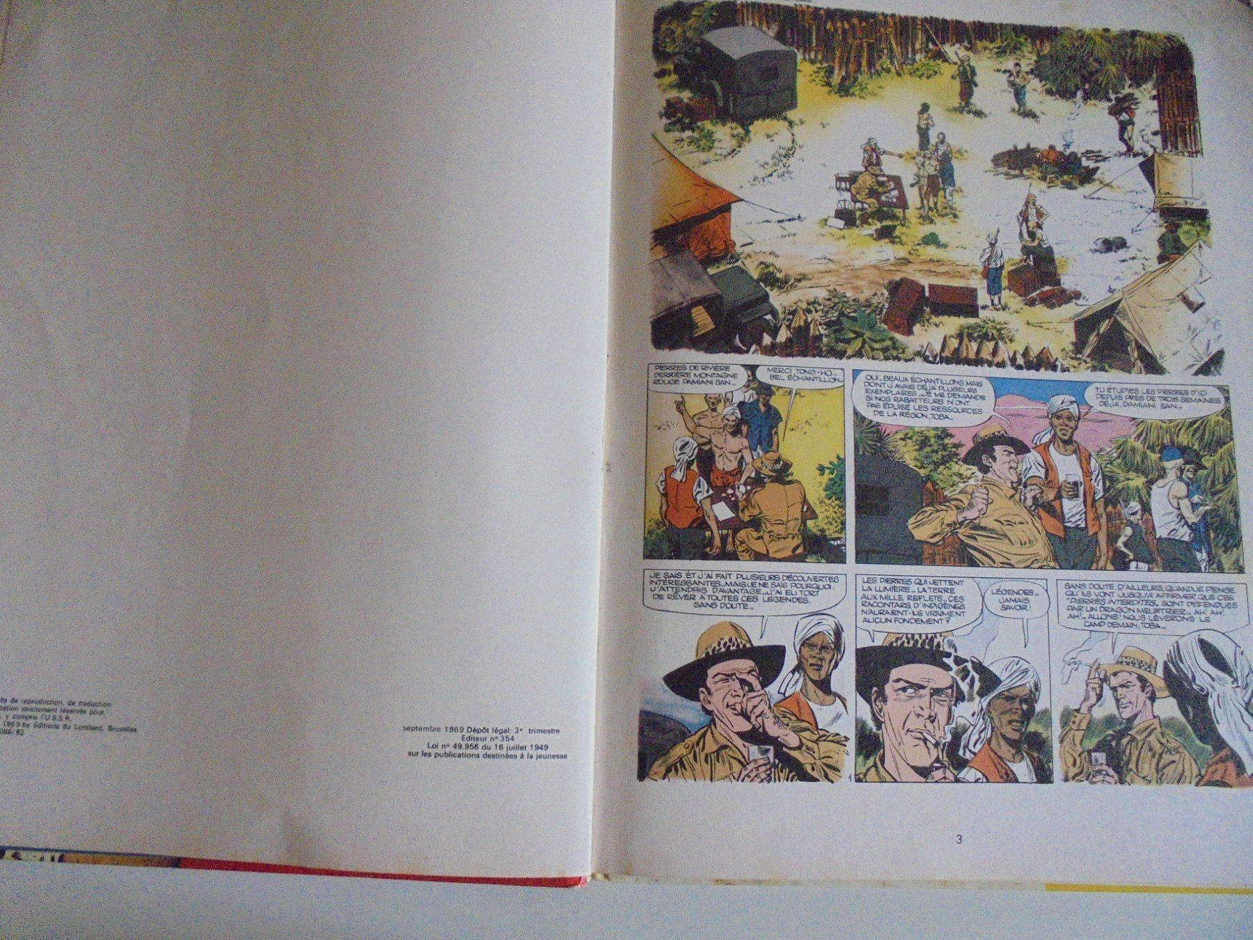 Fumetti: Luc Orient " 1) Les dragons de feu " Dargaud 1971 – Usato da Eclépens venduto da Consuelo 4