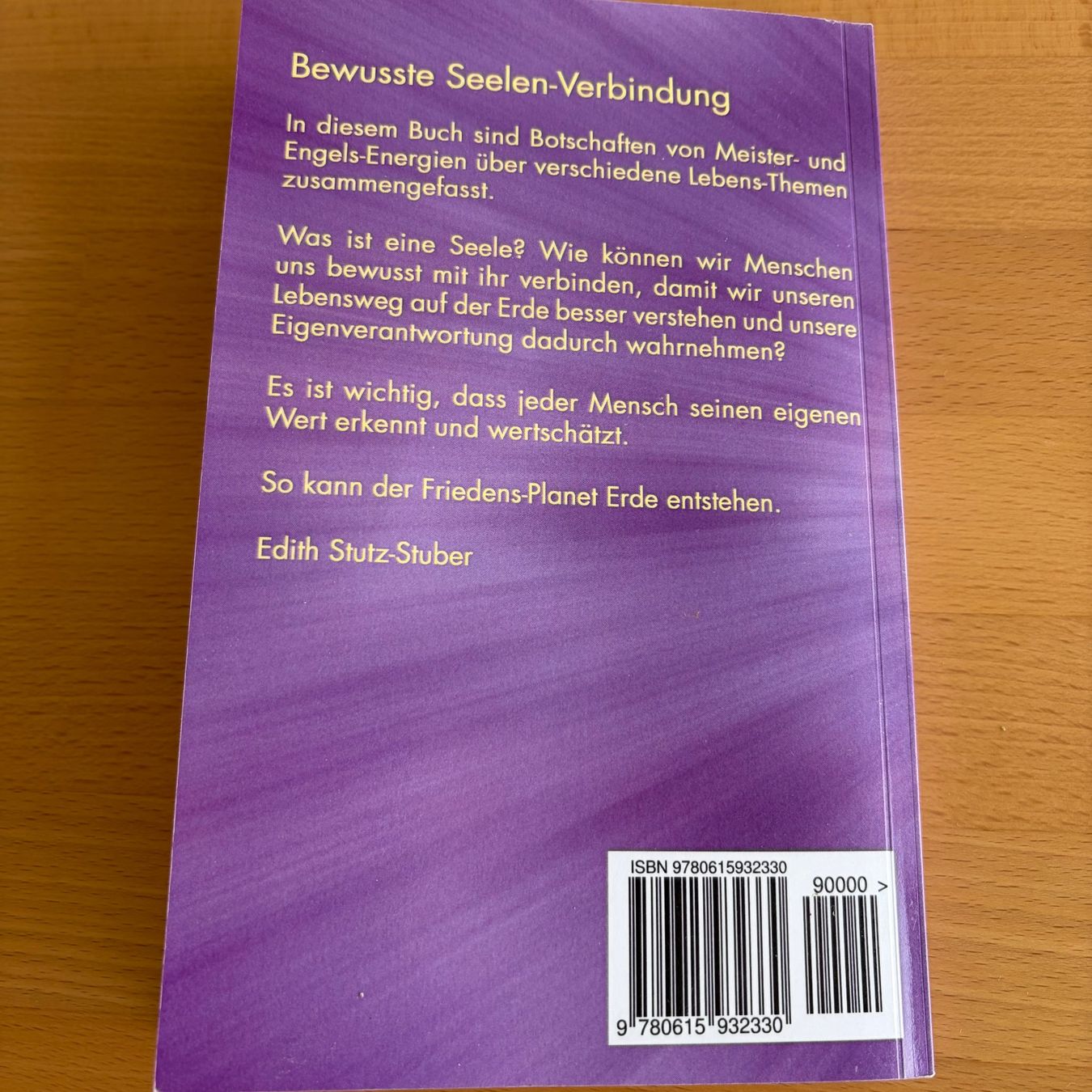 Libri: Bewusste Seelenverbindung / Edith Stutz-Stuber – Usato da Baar venduto da Schreibseele 1