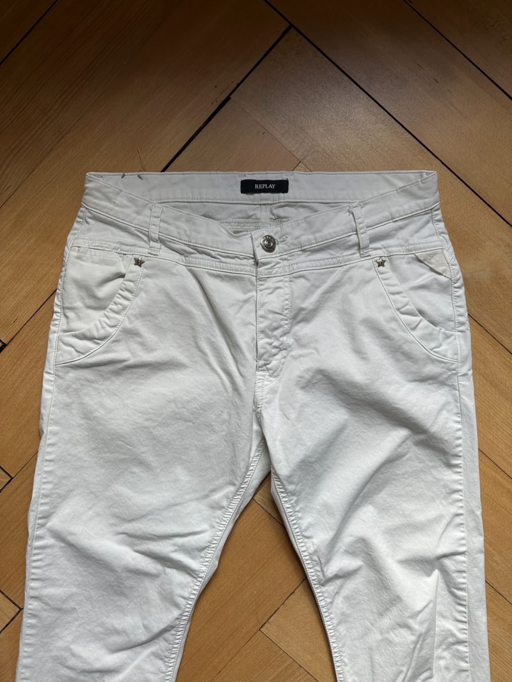 Replay Jeans: REPLAY - Denice Jeanshose weiss W29 – Gebraucht aus Zürich von Diazaio 1