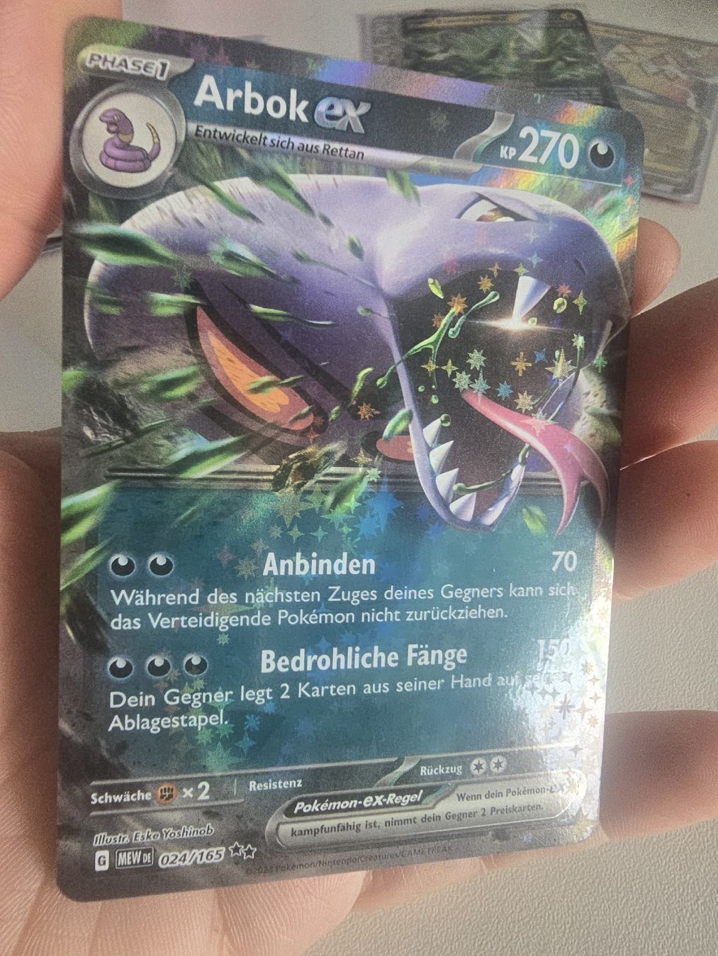 Pokémon Sammelbilder & Trading cards: Pokémon, Arbok ex, DE – Neu (gemäss Beschreibung) aus Pfäffikon SZ von gmw_8nk9 2