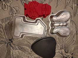 Wilton Backform, Santa, Eins, Herz, Schmetterling