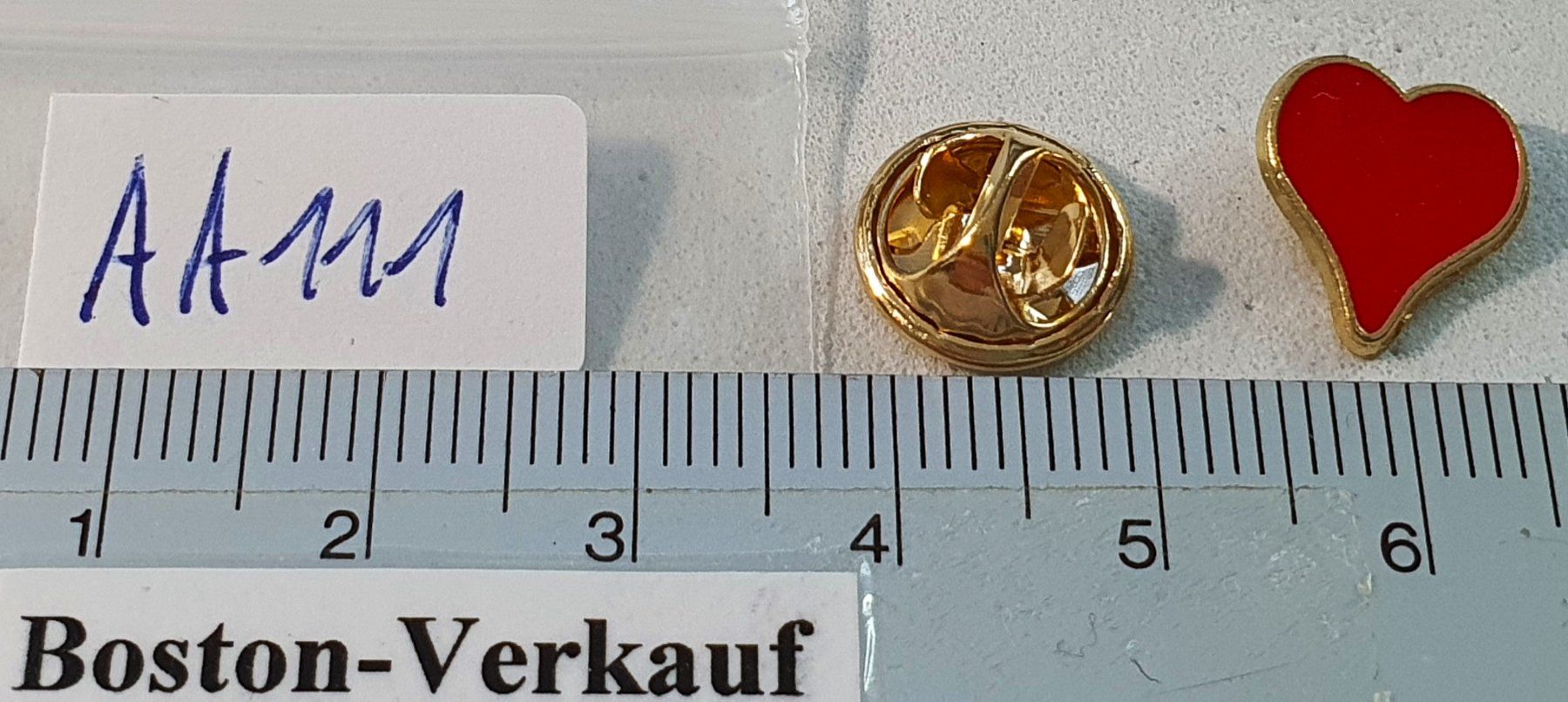 Giochi: AA111 - Pin Jassen Jass Jasskarten Herz – Usato da Reinach BL venduto da Boston-Verkauf 1