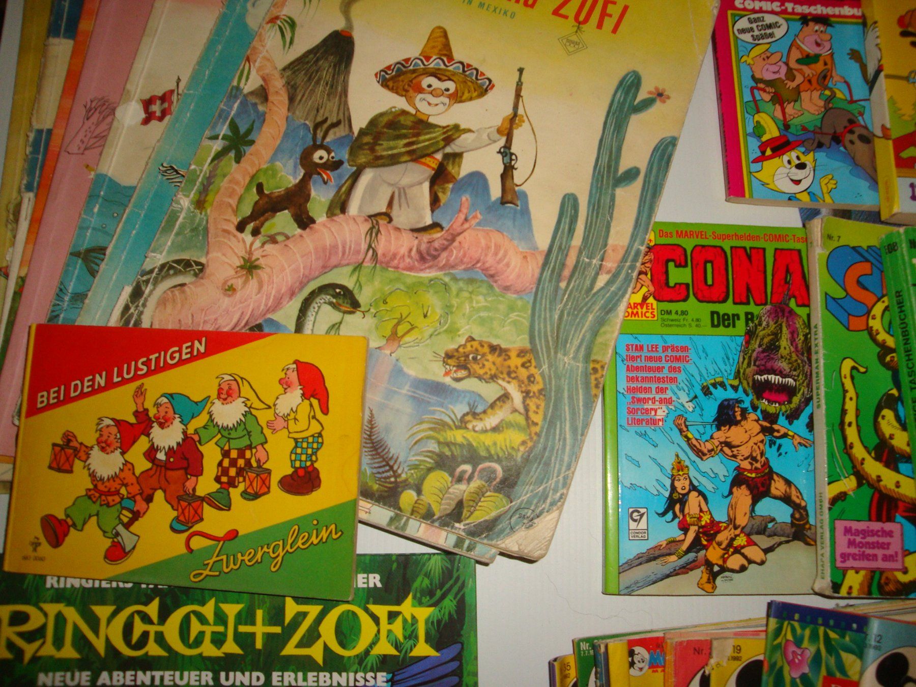 Fumetti: Konvolut Comics: Ringgi+Zofi, Mickey Maus, Fix und Foxi, ... – Difettoso da Enggistein venduto da mach1 2