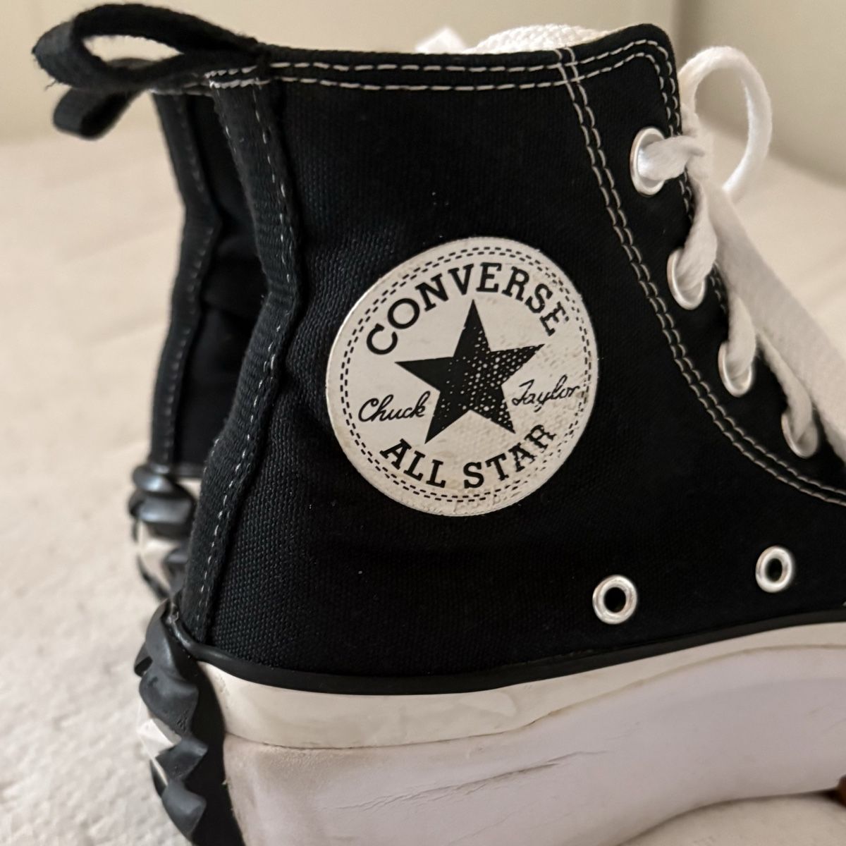 Converse Herrenschuhe: Converse Run Star Hike, Grösse 38, Schwarz-Weiss – Gebraucht aus Brünisried von Livtsukki2ndHand 6