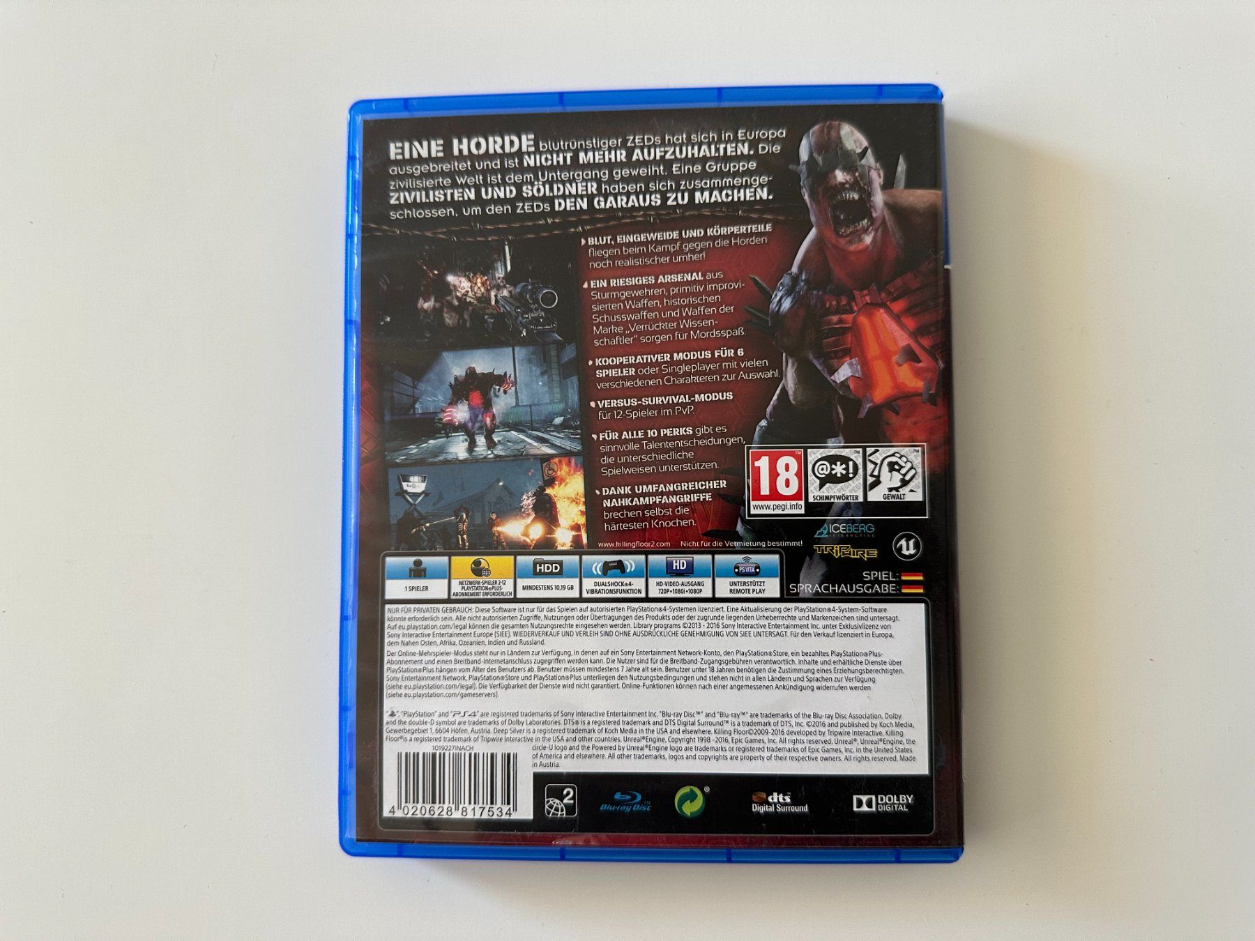 Sony Giochi: Killing Floor 2, Sony Playstation 4, PS5 – Usato da Couvet venduto da nay_prh5 2