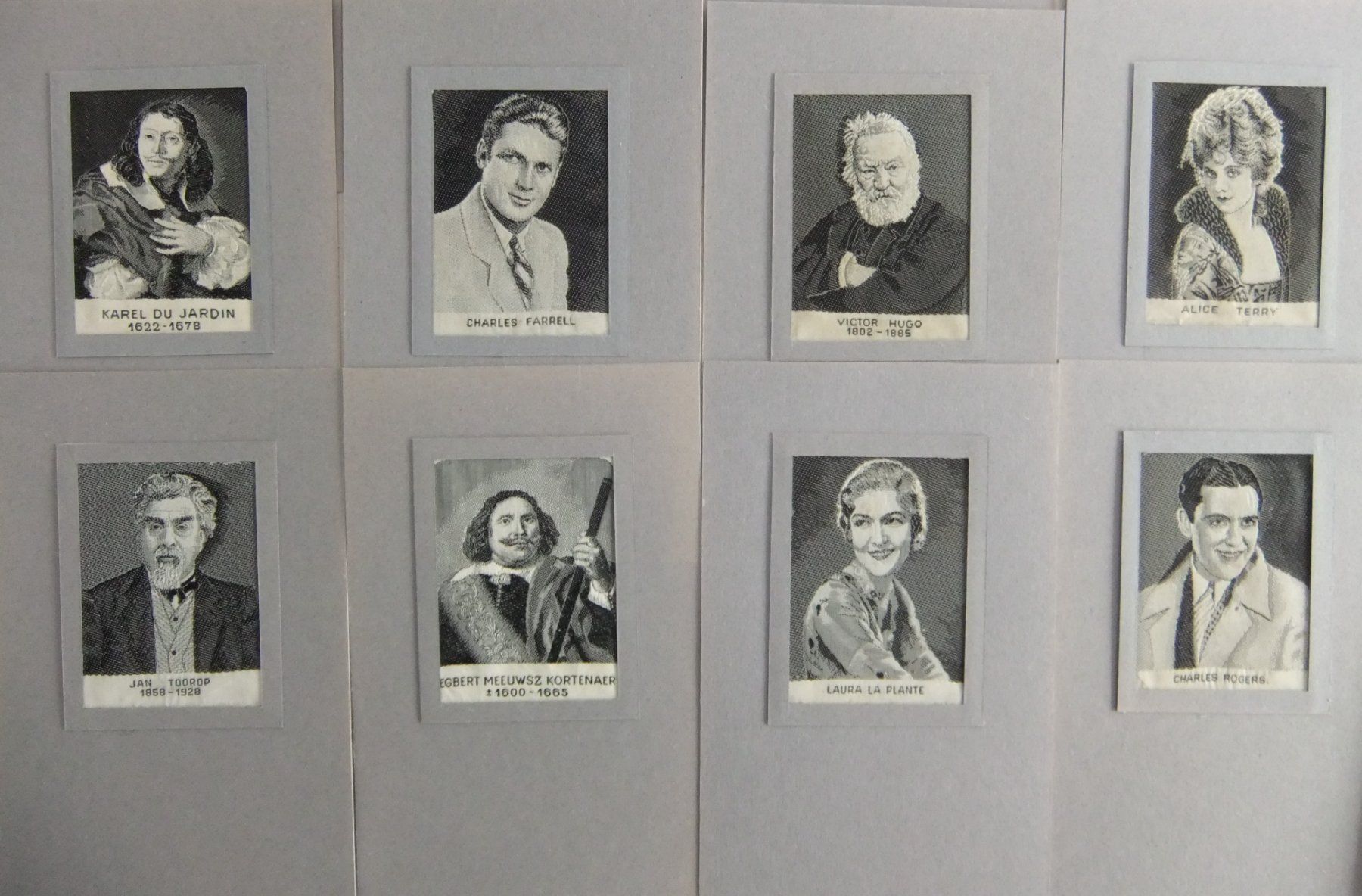 Cartoline postali: 27 Karten Porträts Seidengewebe – Usato da St. Niklaus VS venduto da wunschlos54 3
